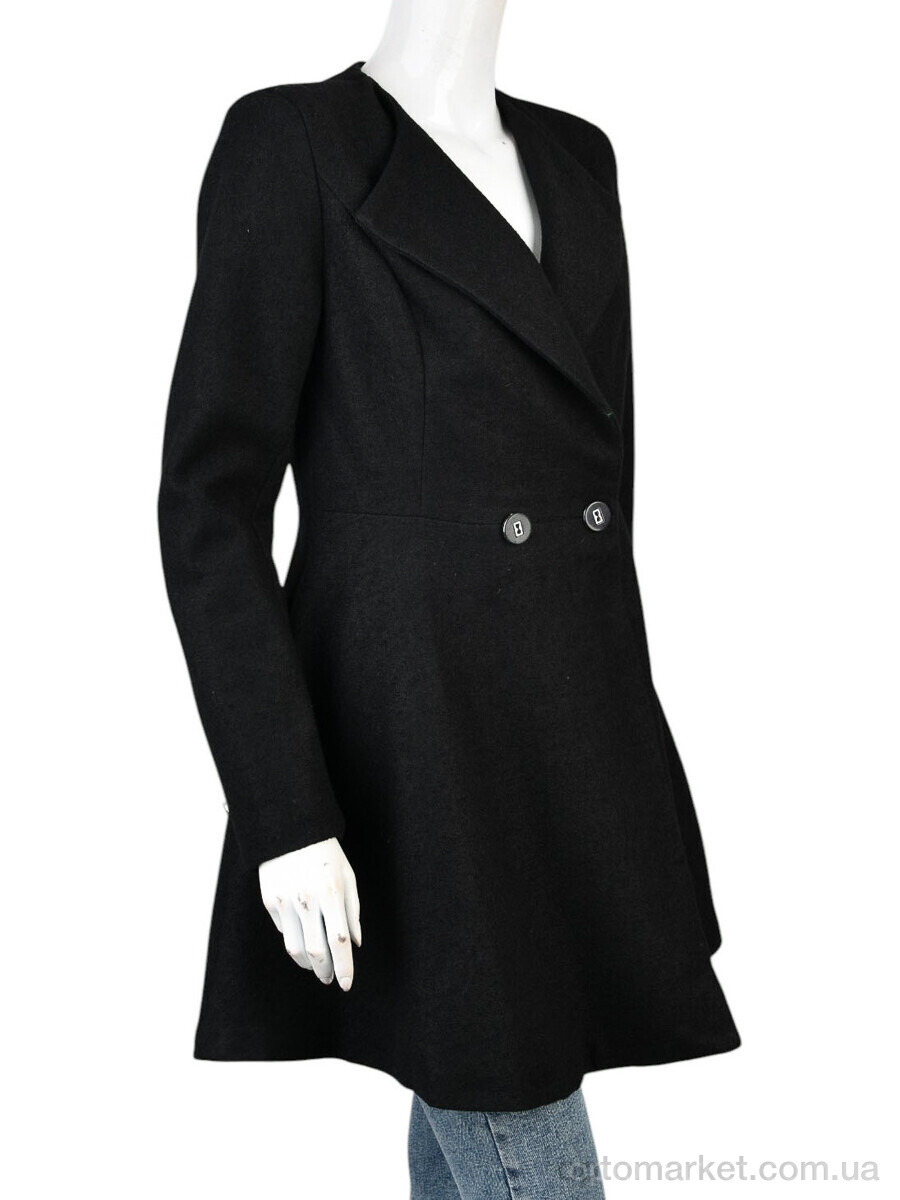 Купить Пальто жіночі 11942-1 black Shutuyizu чорний, фото 1