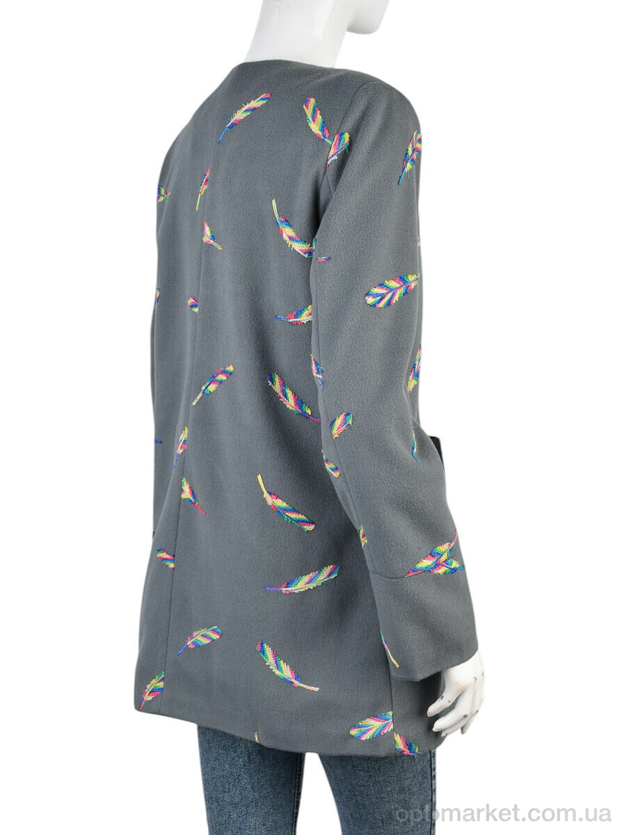 Купить Пальто жіночі 11942-2 grey Shutuyizu сірий, фото 2