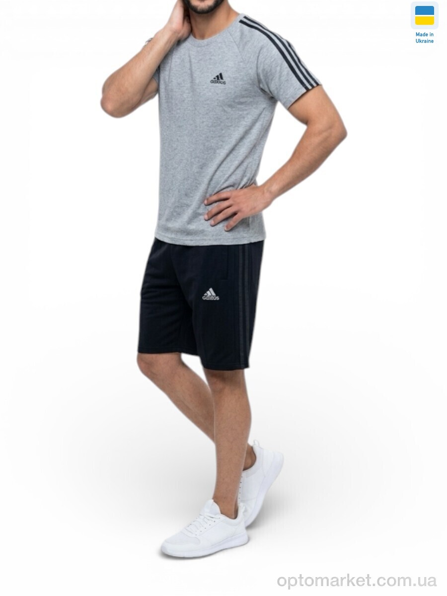 Купить Спортивний костюм чоловічі 11AD св.сірий A.idas сірий, фото 2