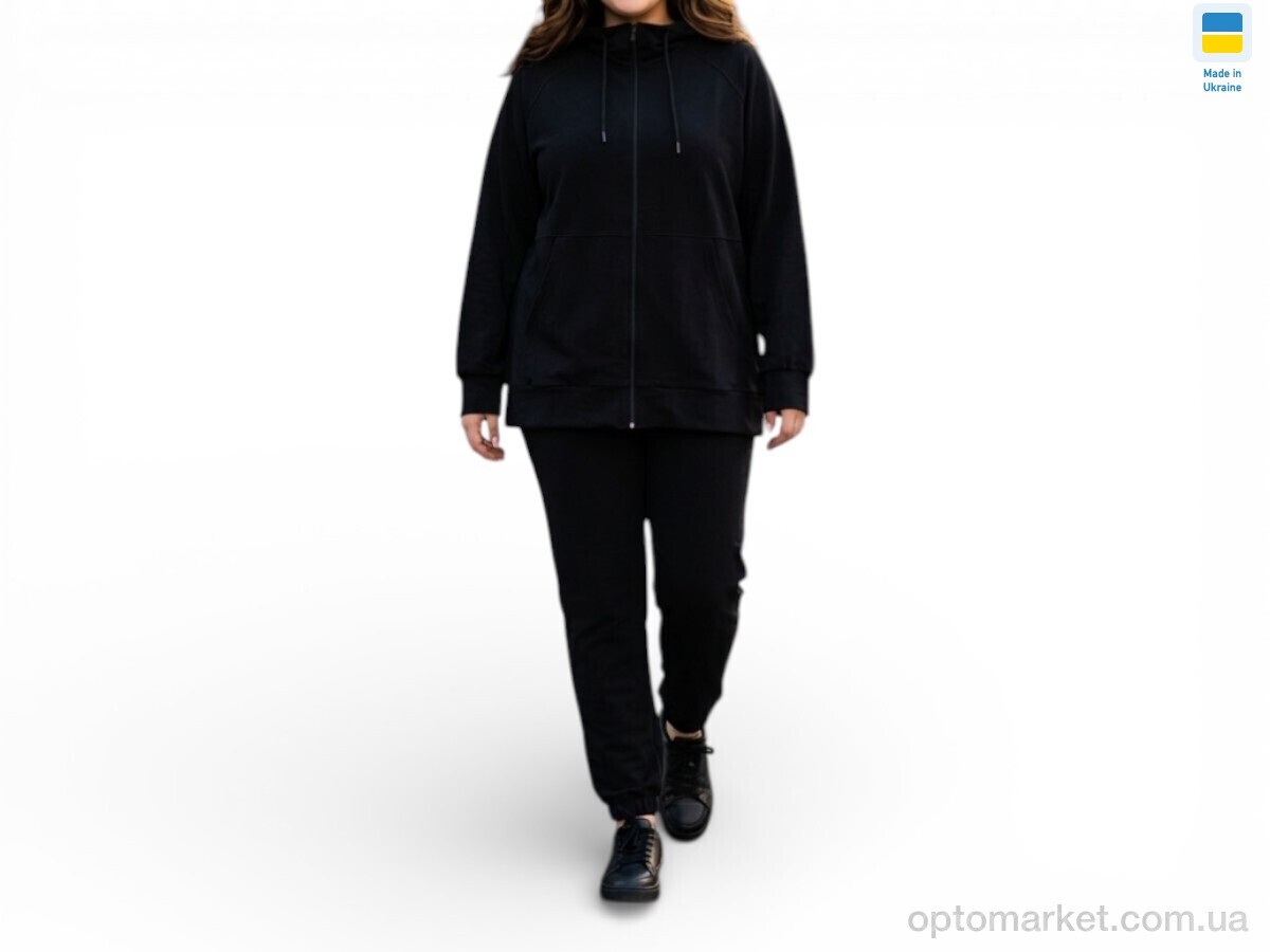 Купить Спортивний костюм чоловічі 12-1 чорний Sport style чорний, фото 1