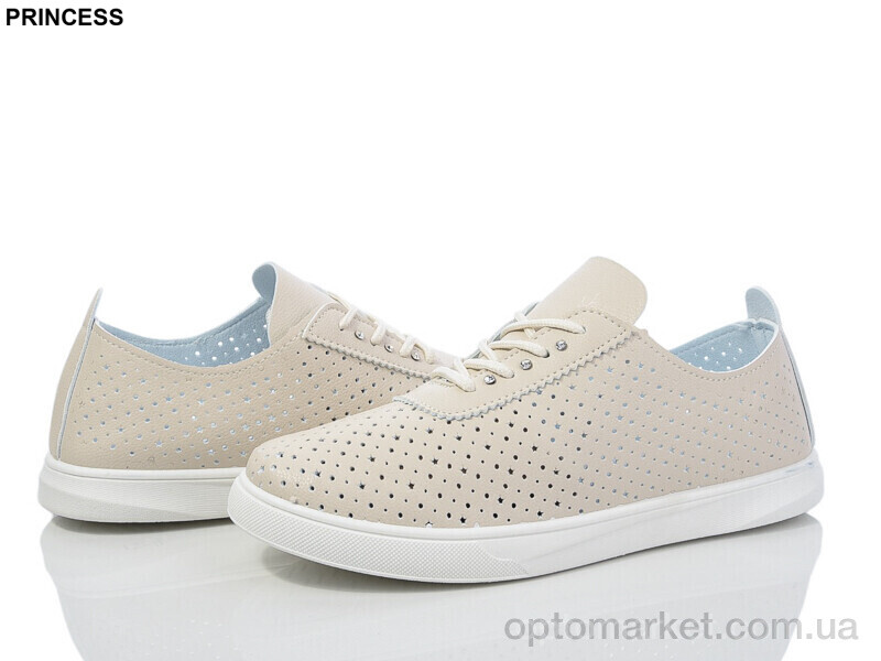 Купить Кросівки жіночі 12-4 Princess бежевий, фото 1