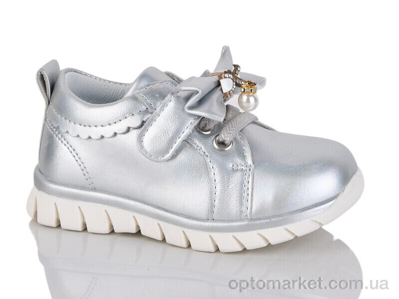 Купить Кросівки дитячі 12-6611RJ Y.Top срібний, фото 1