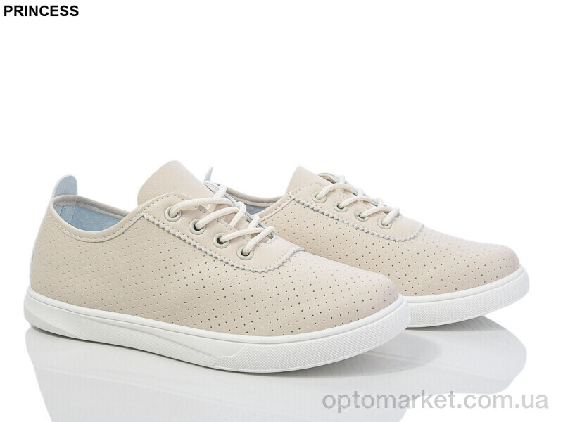 Купить Кросівки жіночі 12-7 Princess бежевий, фото 1