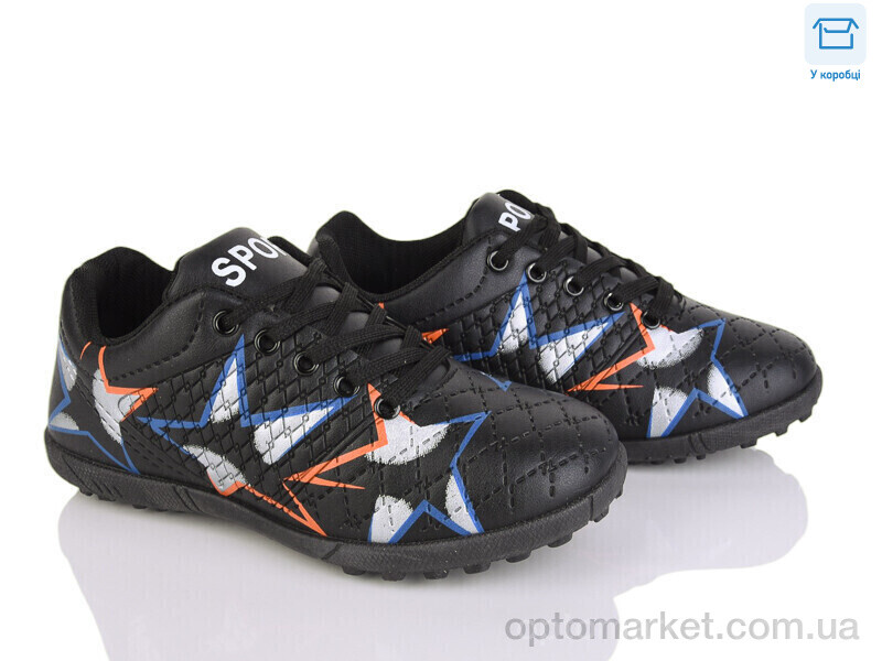 Купить Футбольне взуття дитячі 12 black Poni kids чорний, фото 1