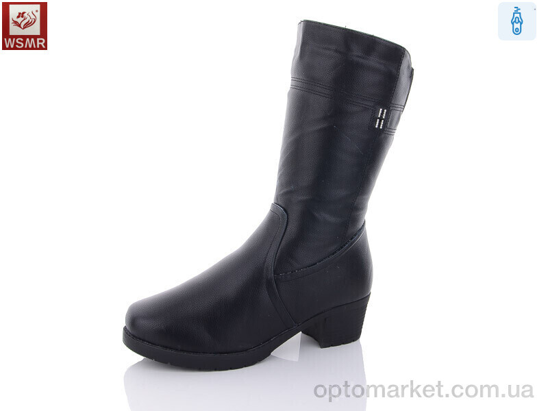 Купить Чоботи жіночі 12001 WSMR чорний, фото 1