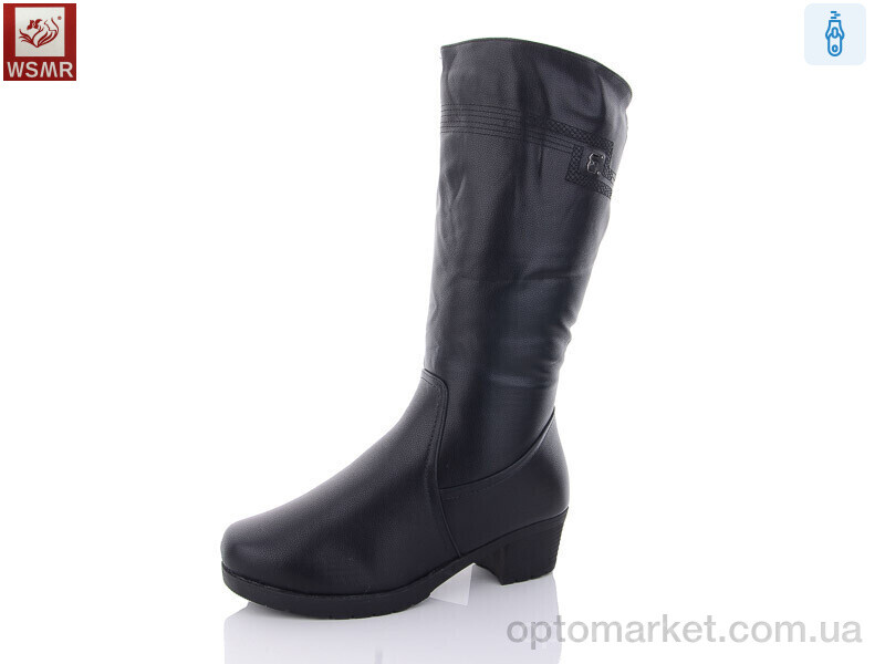 Купить Чоботи жіночі 12006 WSMR чорний, фото 1