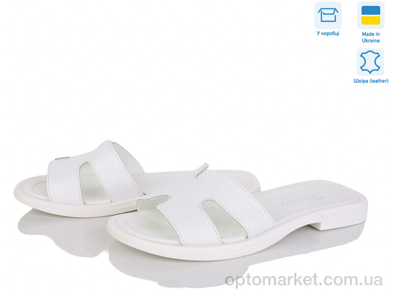 Купить Шльопанці жіночі 1203-32 Tamei білий, фото 1