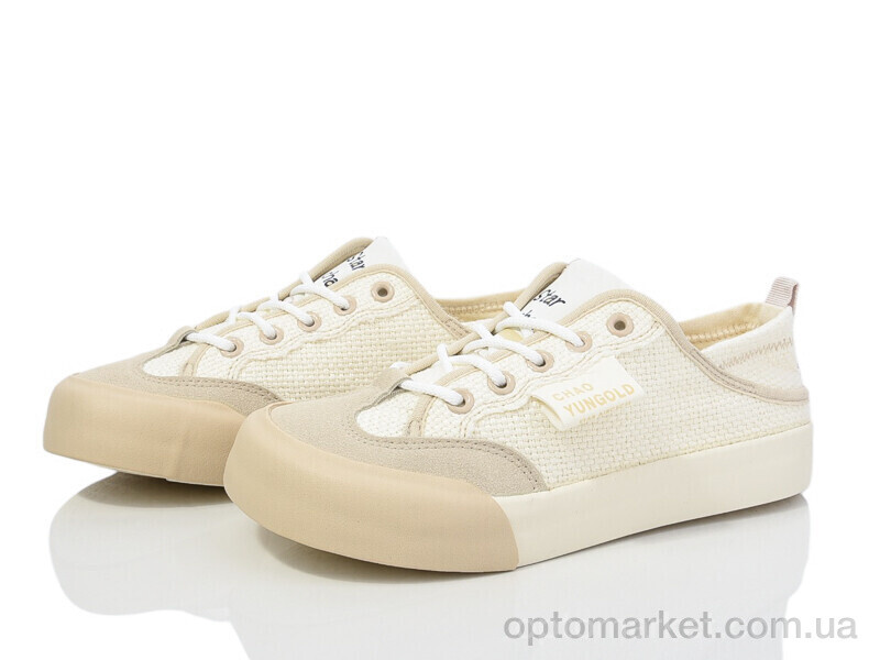 Купить Кеди жіночі 1203 beige Shev-Shoes бежевий, фото 1