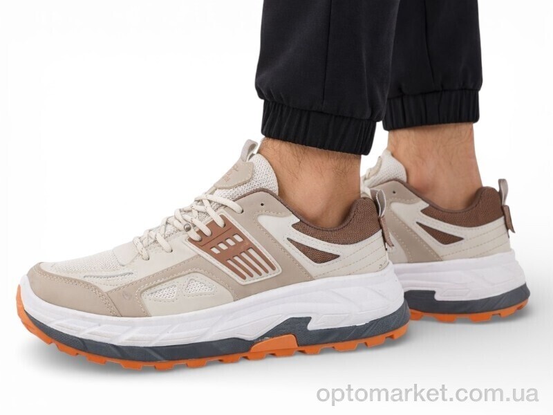 Купить Кросівки чоловічі 121-2 Fagaoge бежевий, фото 1