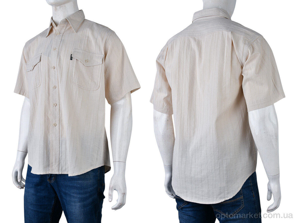 Купить Сорочка чоловічі 12140 (12178) beige Bendu бежевий, фото 3