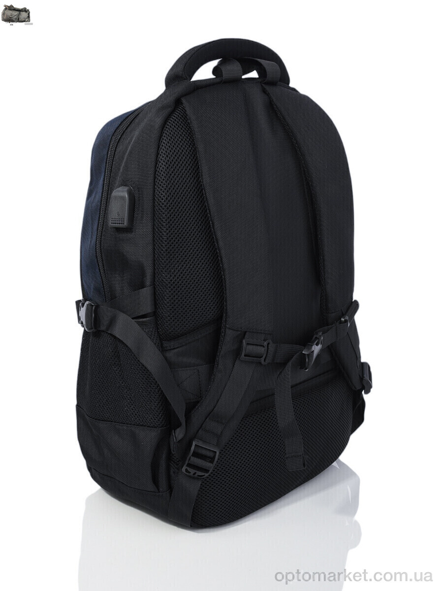 Купить Рюкзак унісекс 1218 blue (250) Jomolanma синій, фото 2