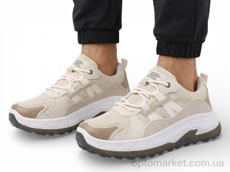 Купить Кросівки чоловічі 122-2 Fagaoge бежевий, фото 1