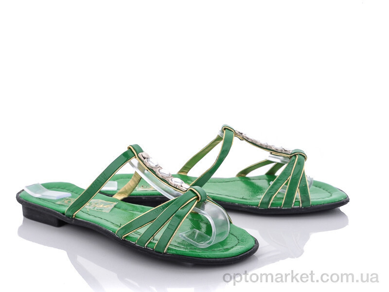 Купить Шльопанці жіночі 122-4 зеленый Selena зелений, фото 1