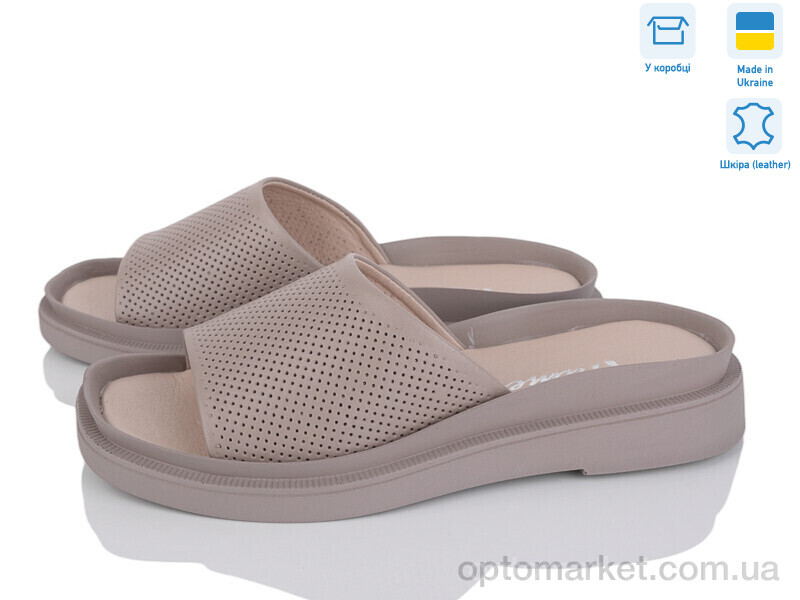 Купить Шльопанці жіночі 1222-8-1 Tamei коричневий, фото 1