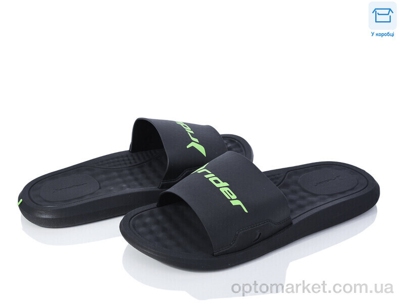 Купить Шльопанці чоловічі 12265-AT243 Rider чорний, фото 1