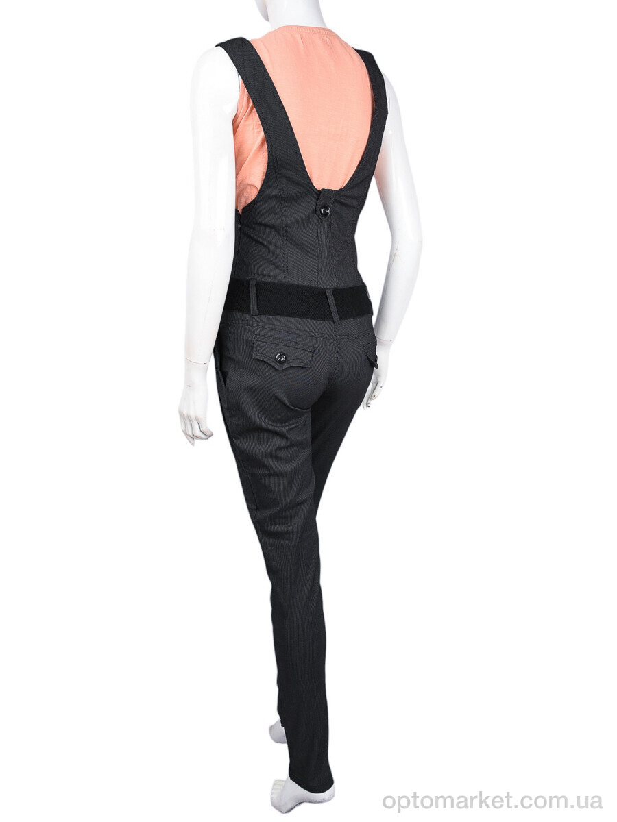 Купить Комбінезон жіночі 1238 grey (08999) BSZZ чорний, фото 2