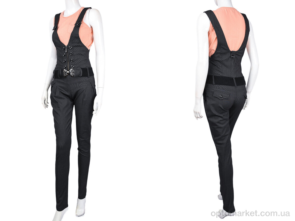 Купить Комбінезон жіночі 1238 grey (08999) BSZZ чорний, фото 3