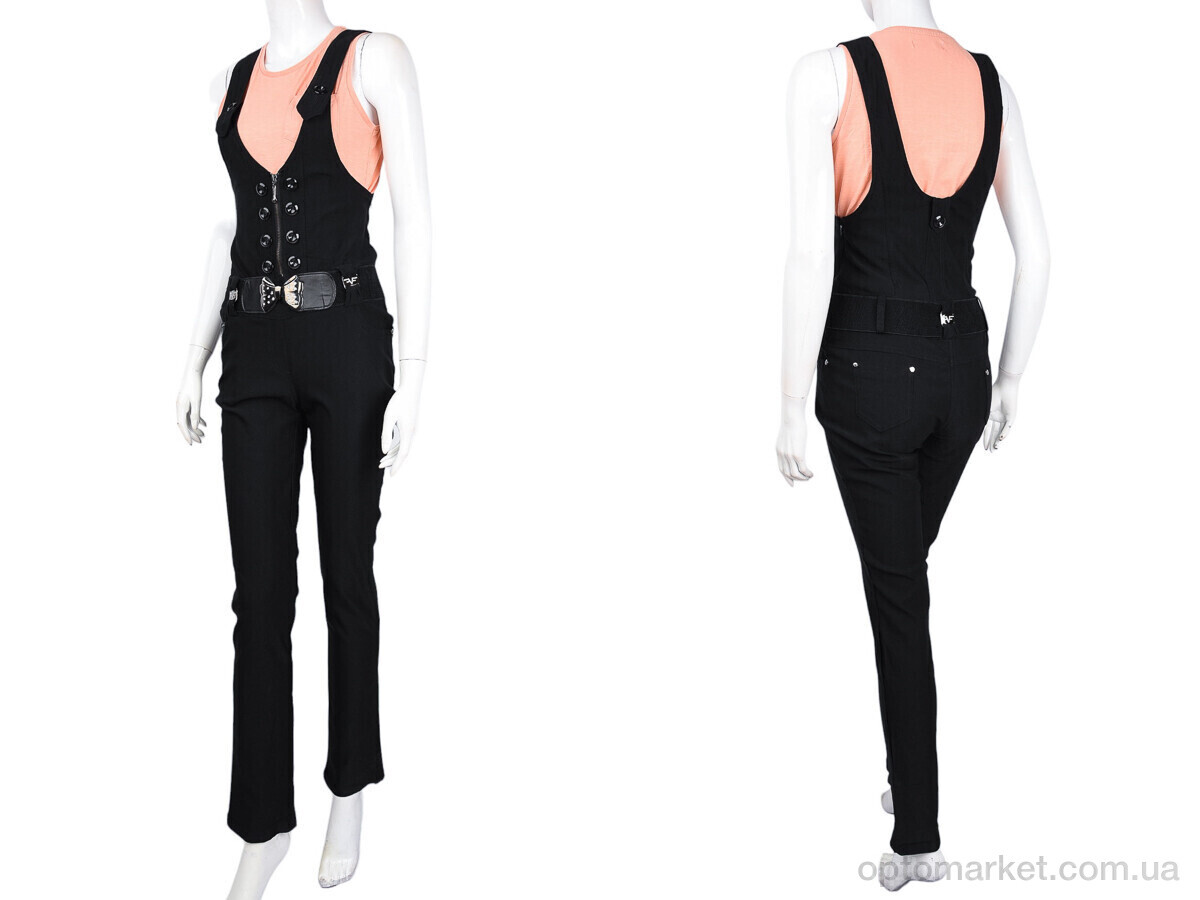 Купить Комбінезон жіночі 1239 black (08999) BSZZ чорний, фото 3