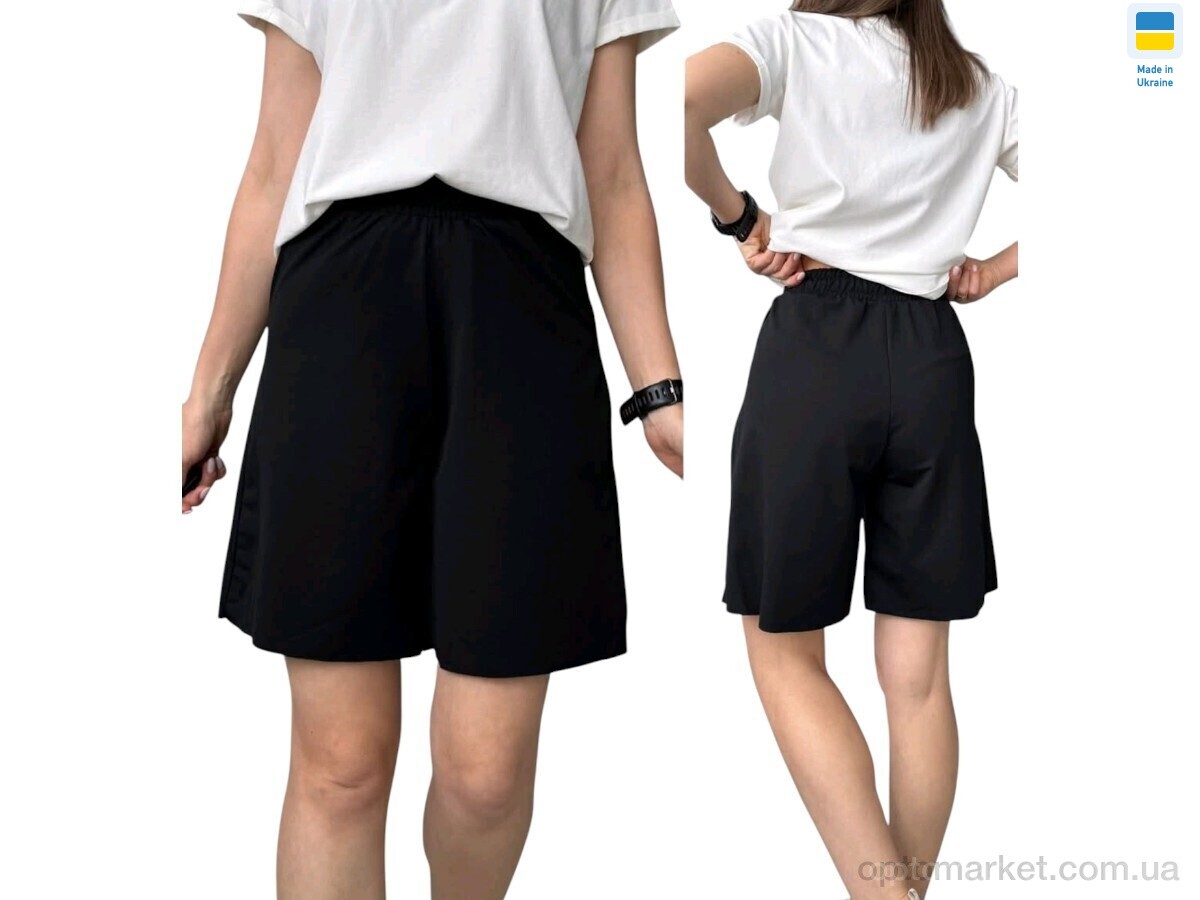 Купить Шорти жіночі 1239 чорний Sport style чорний, фото 1