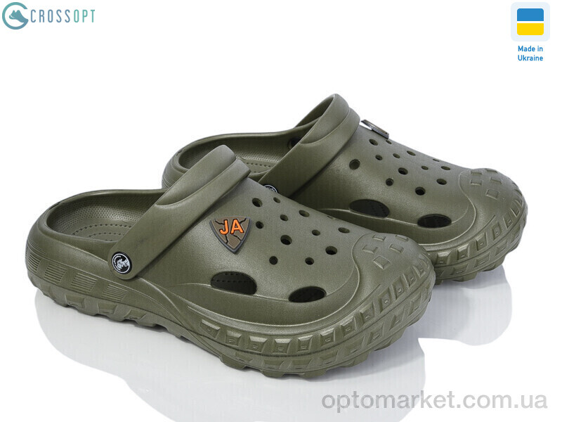 Купить Крокси чоловічі 124003 Jose Amorales зелений, фото 1