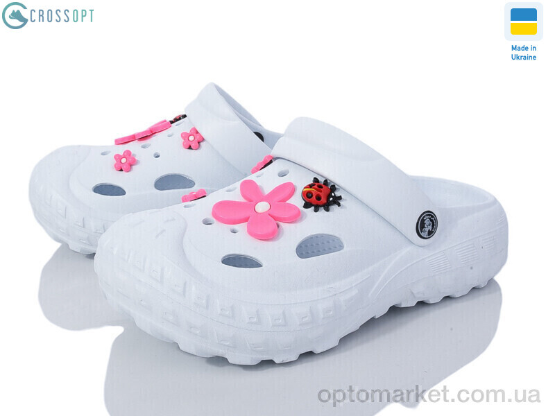 Купить Крокси жіночі 124056 Jose Amorales білий, фото 1