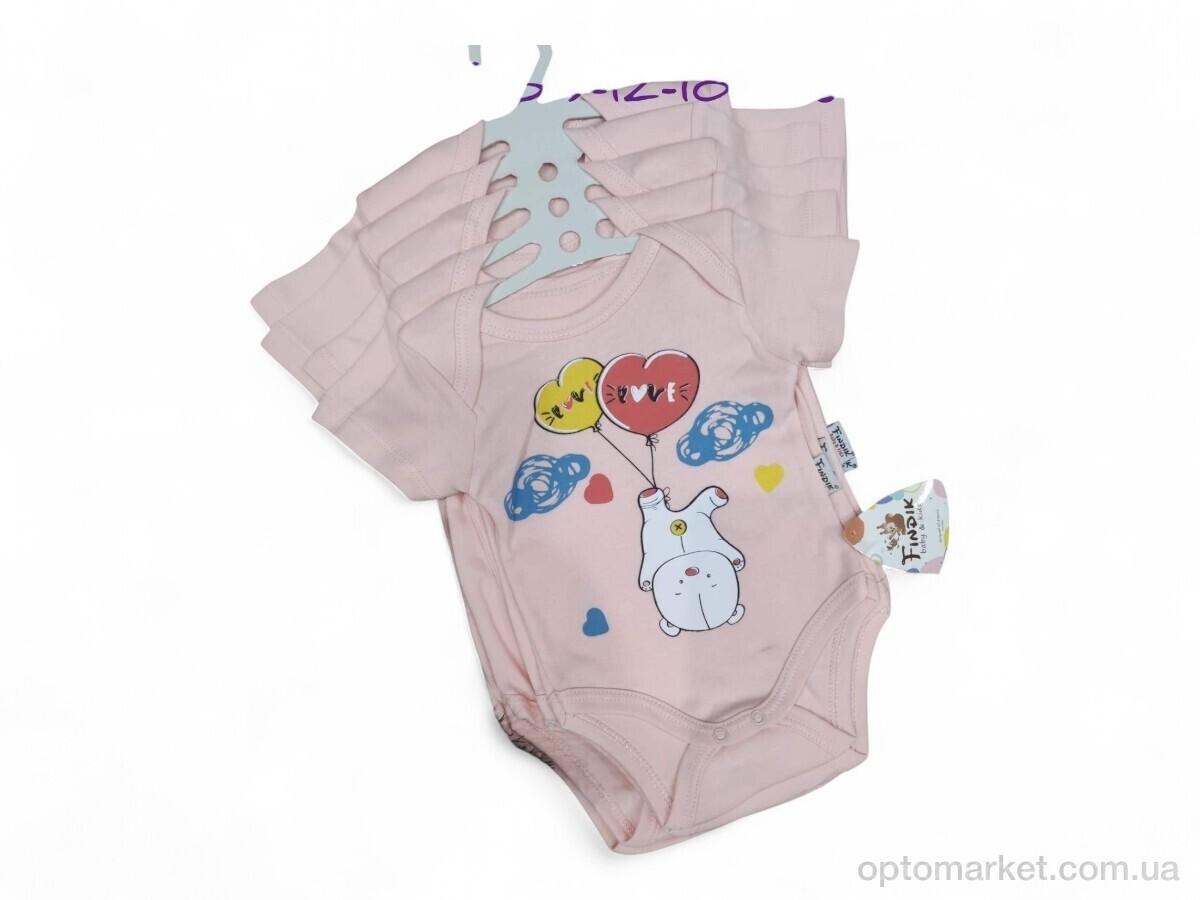Купить Боді дитячі 12415 пудра Findik Baby рожевий, фото 1