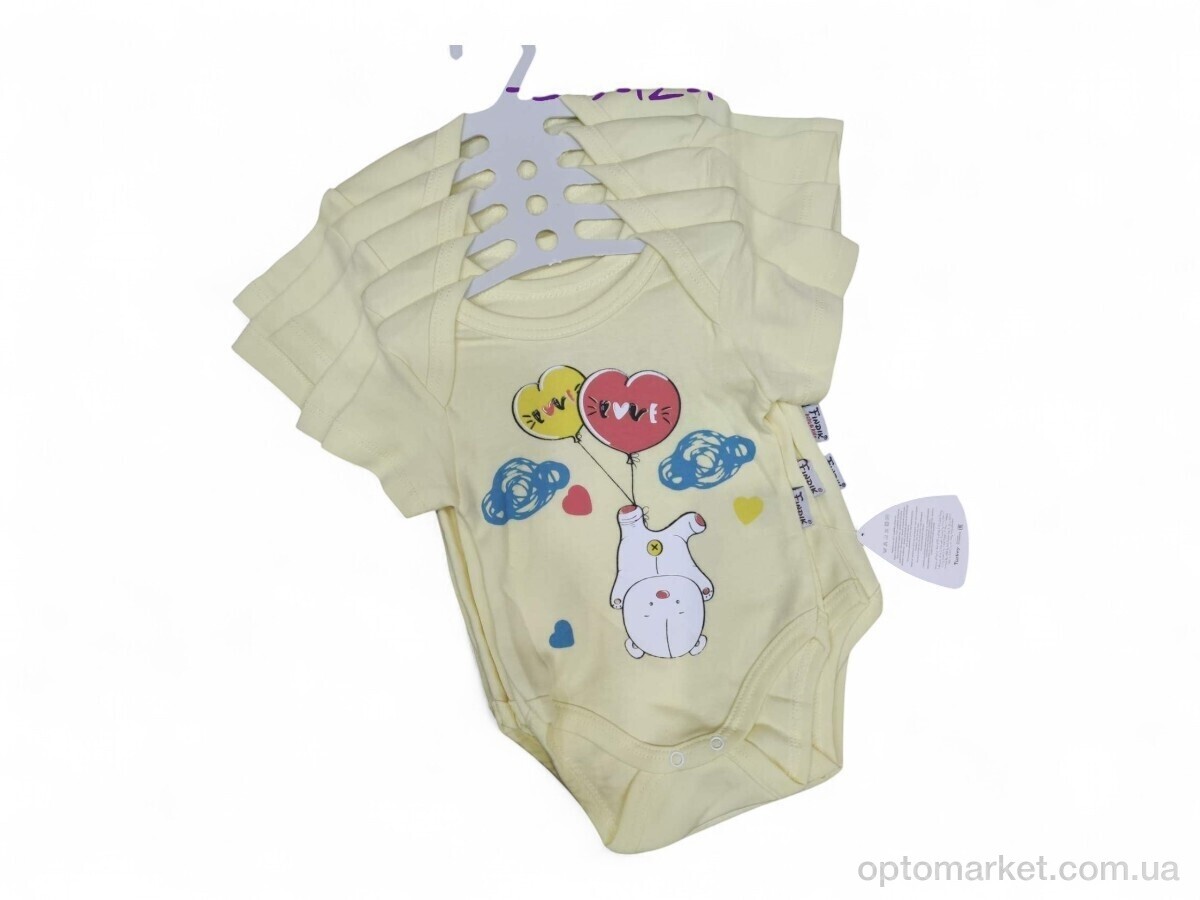 Купить Боді дитячі 12415 жовтий Findik Baby жовтий, фото 1