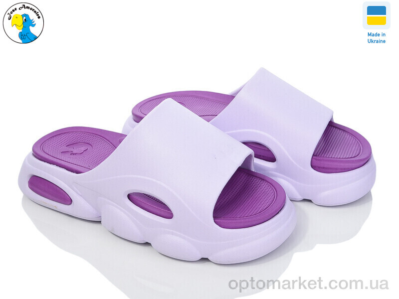 Купить Шльопанці жіночі 124200 Jose Amorales фіолетовий, фото 1