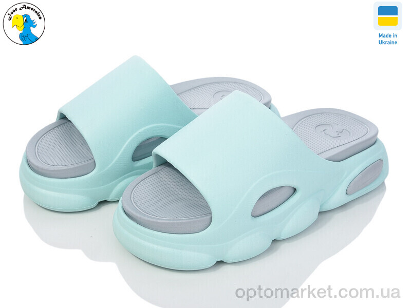 Купить Шльопанці жіночі 124201 Jose Amorales зелений, фото 1