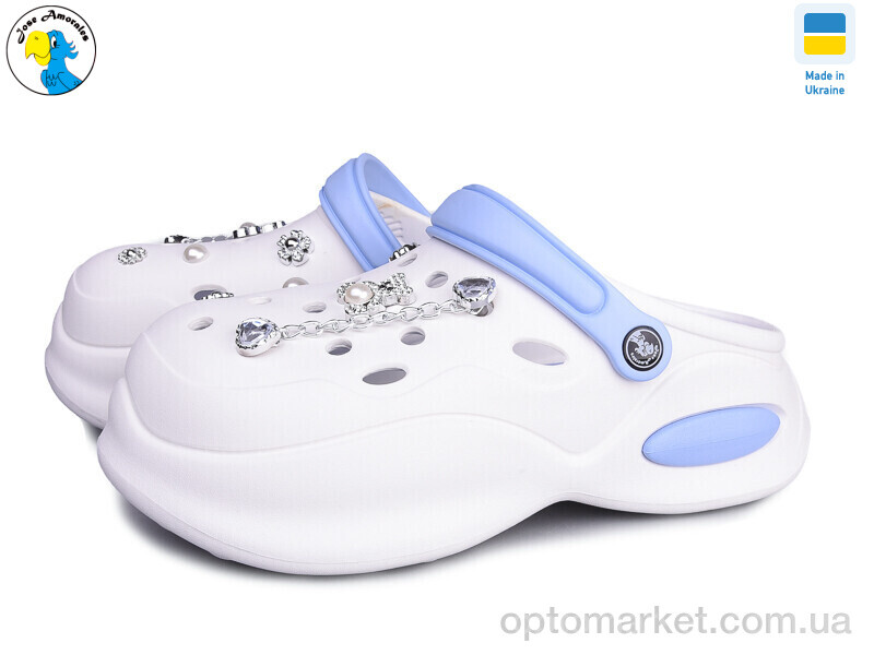 Купить Крокси жіночі 124430 Jose Amorales бежевий, фото 1