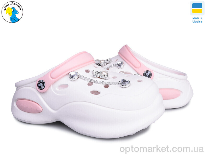 Купить Крокси жіночі 124431 Jose Amorales бежевий, фото 1