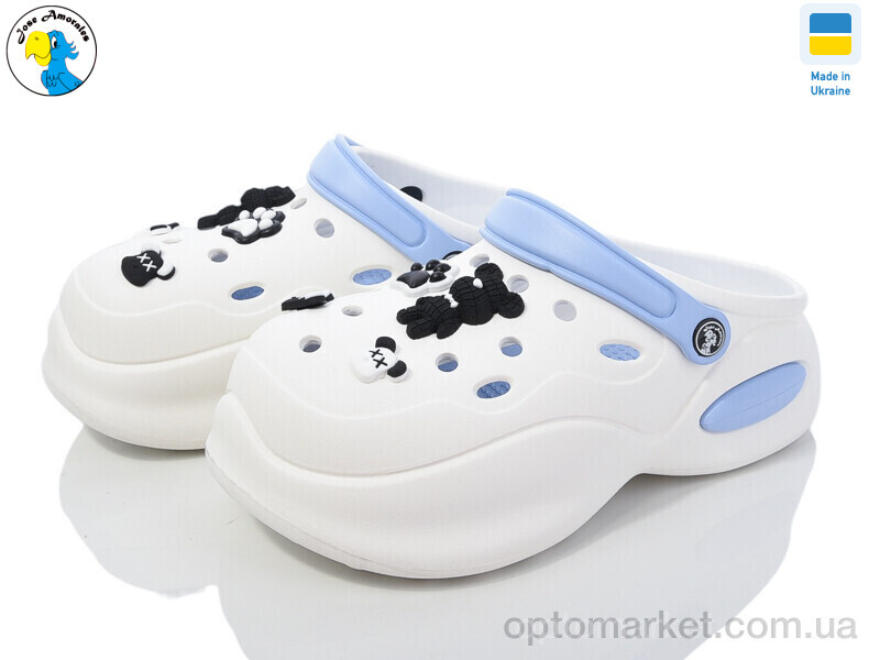 Купить Крокси жіночі 124460 Jose Amorales білий, фото 1