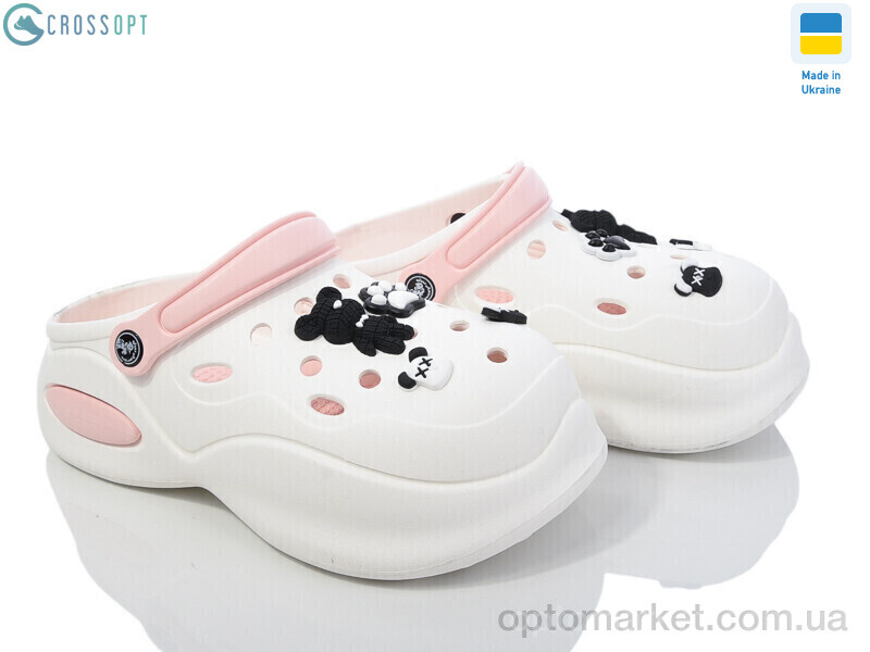 Купить Крокси жіночі 124461 Jose Amorales білий, фото 1