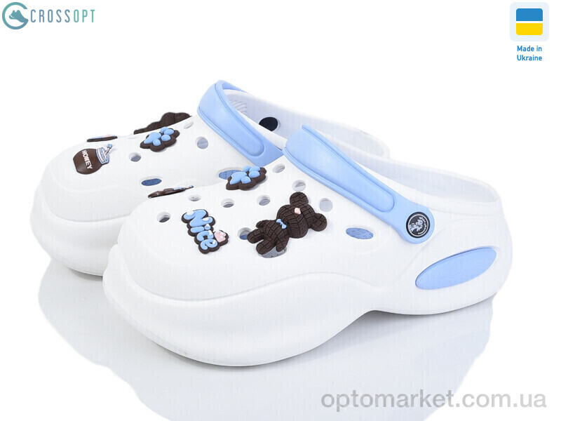 Купить Крокси жіночі 124470 Jose Amorales білий, фото 1