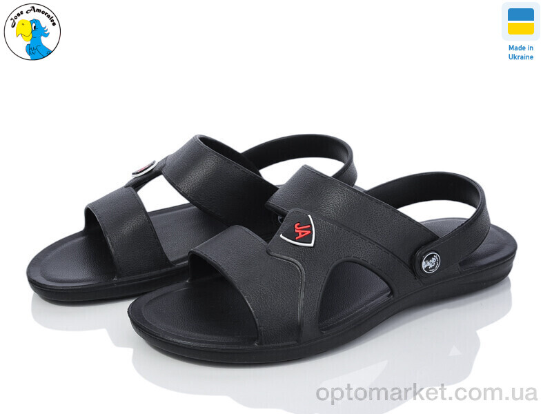 Купить Сандалі чоловічі 124800 Jose Amorales чорний, фото 1