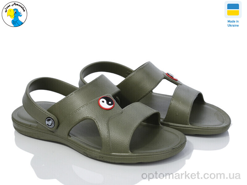 Купить Сандалі чоловічі 124802 Jose Amorales зелений, фото 1