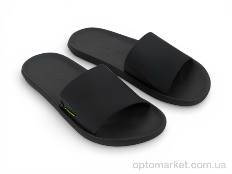 Купить Шльопанці чоловічі 12491-BL084 black Rider чорний, фото 1