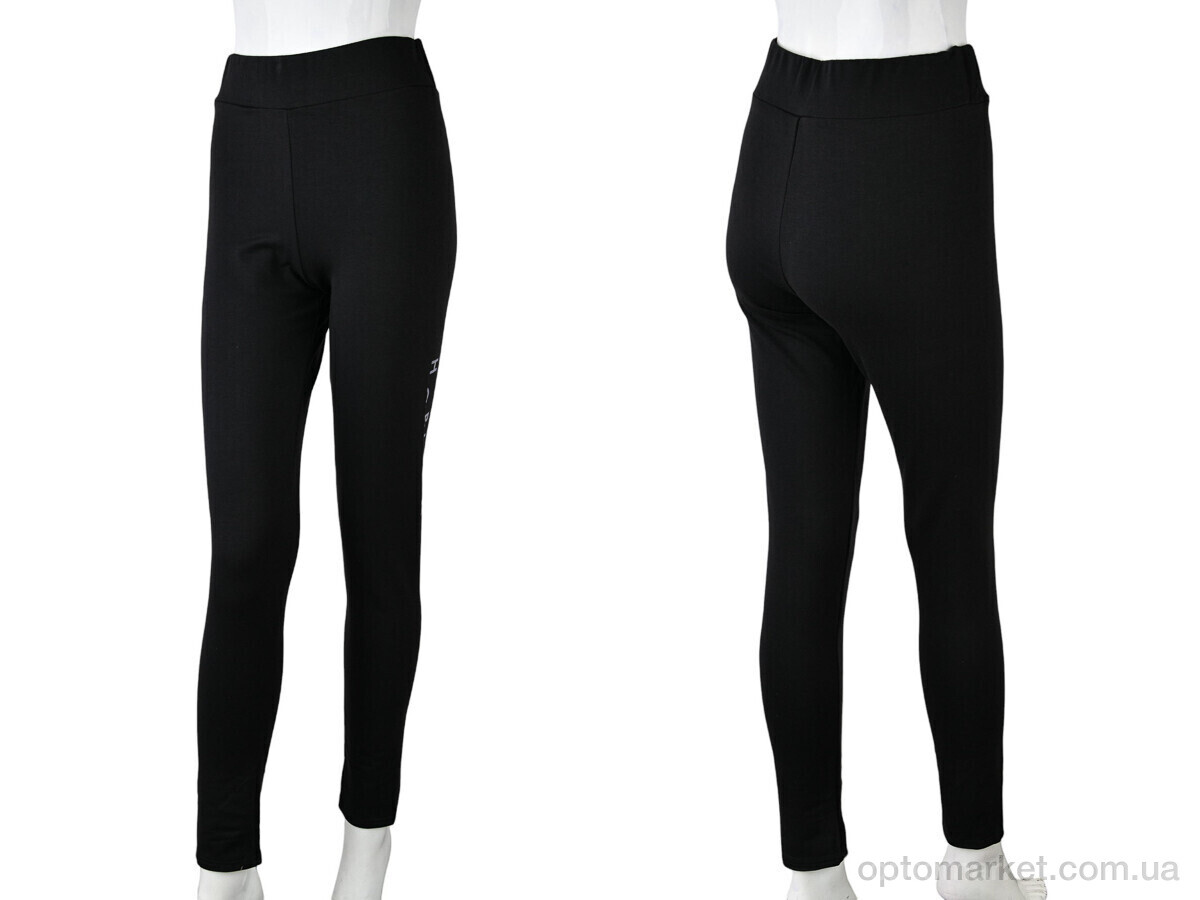 Купить Лосини жіночі 12514H black Obuvok чорний, фото 3