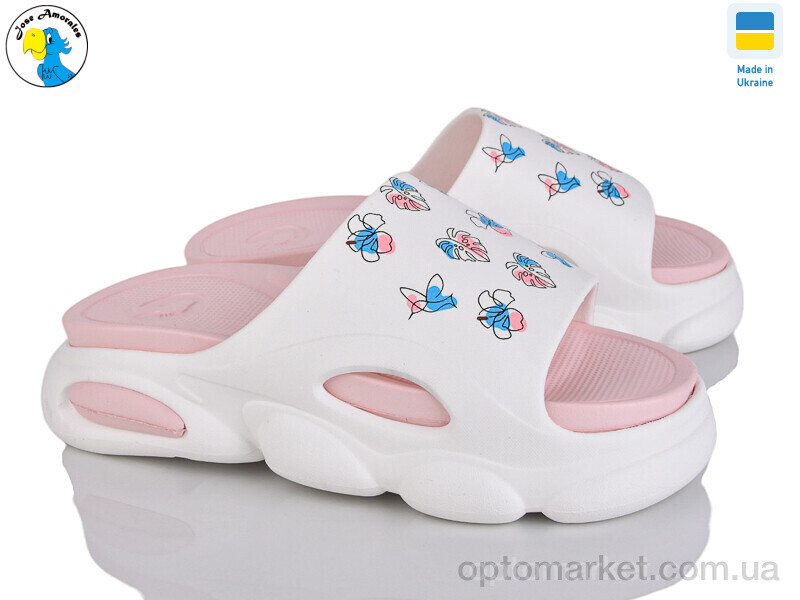 Купить Шльопанці жіночі 125232 Jose Amorales білий, фото 1