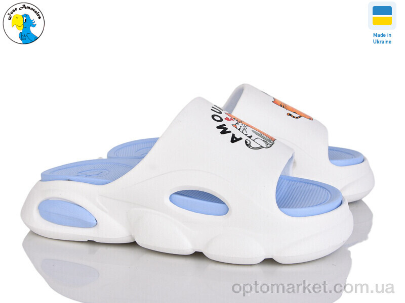 Купить Шльопанці жіночі 125241 Jose Amorales білий, фото 1