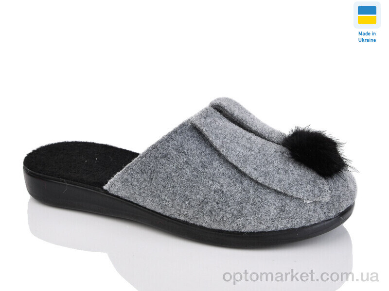 Купить Капці жіночі 126-2 Klerotex сірий, фото 1