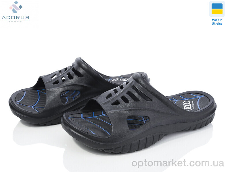 Купить Шльопанці чоловічі 126 чорний Dago чорний, фото 1