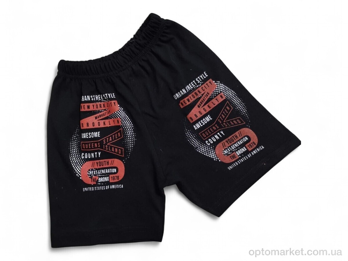 Купить Шорти дитячі 126 чорно-червоний Pitiki Kids чорний, фото 1