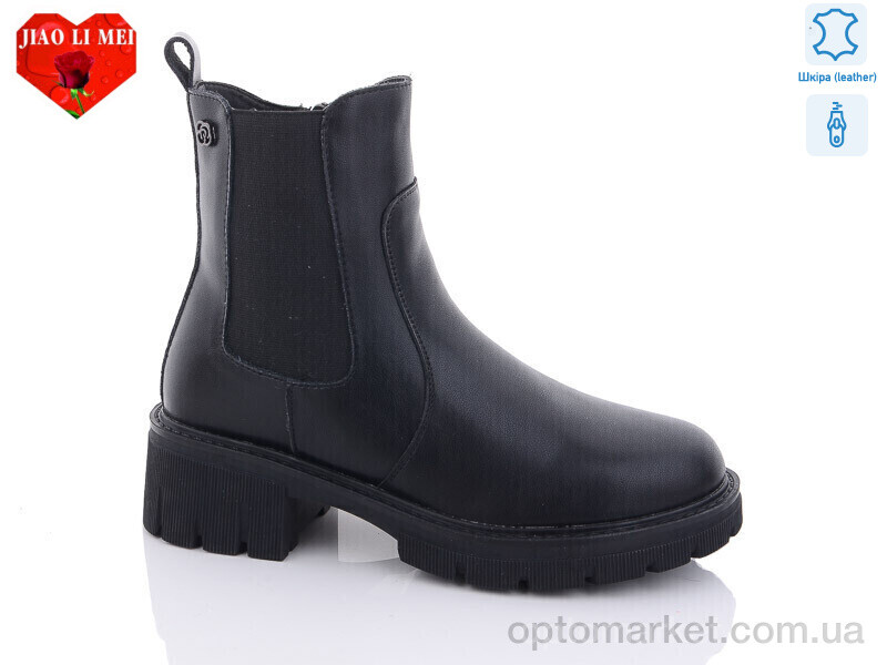 Купить Черевики жіночі 127 Jiao Li Mei чорний, фото 1