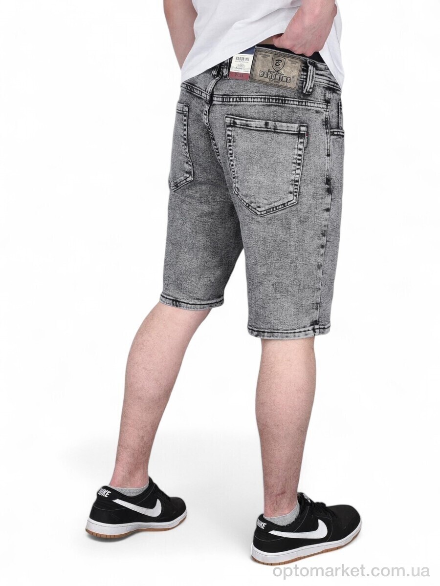 Купить Шорти чоловічі 128-1 Baronjns сірий, фото 2