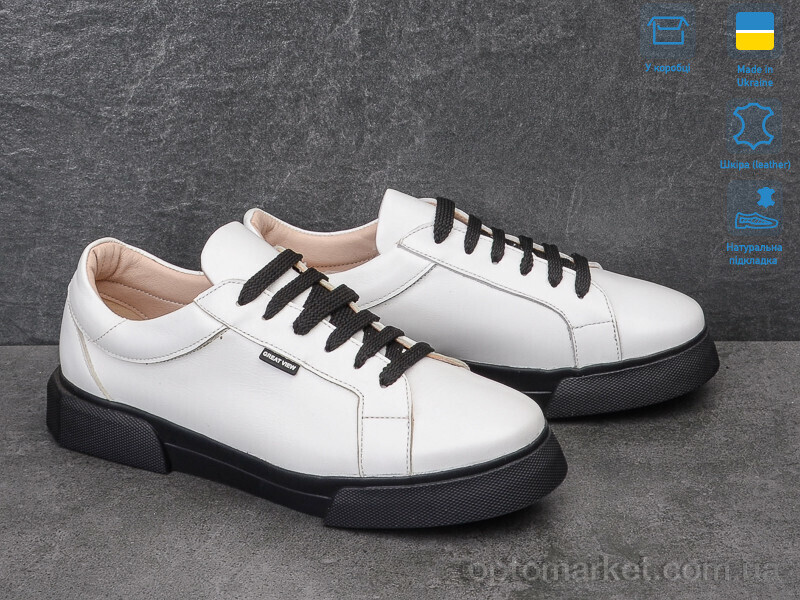 Купить Кросівки жіночі 1283 б. V.Arimany білий, фото 2