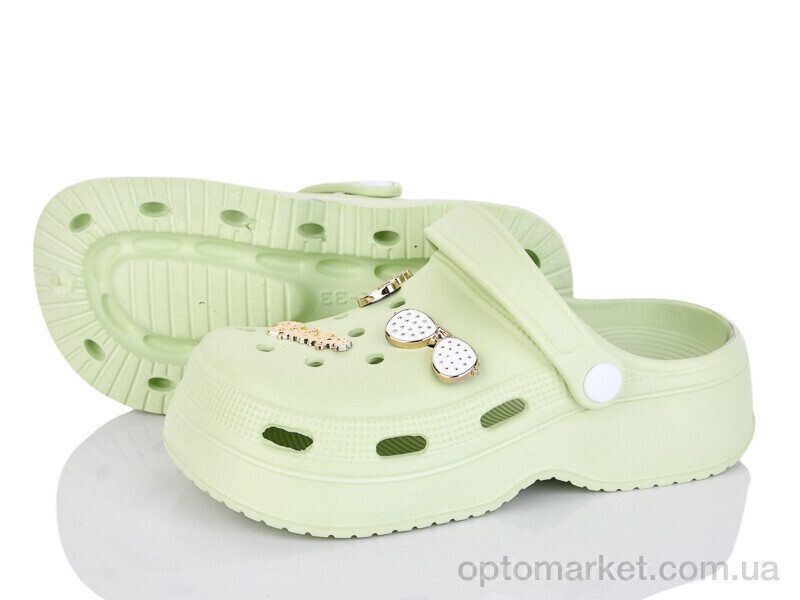 Купить Крокси дитячі 129-3 green BABYSHOP зелений, фото 1