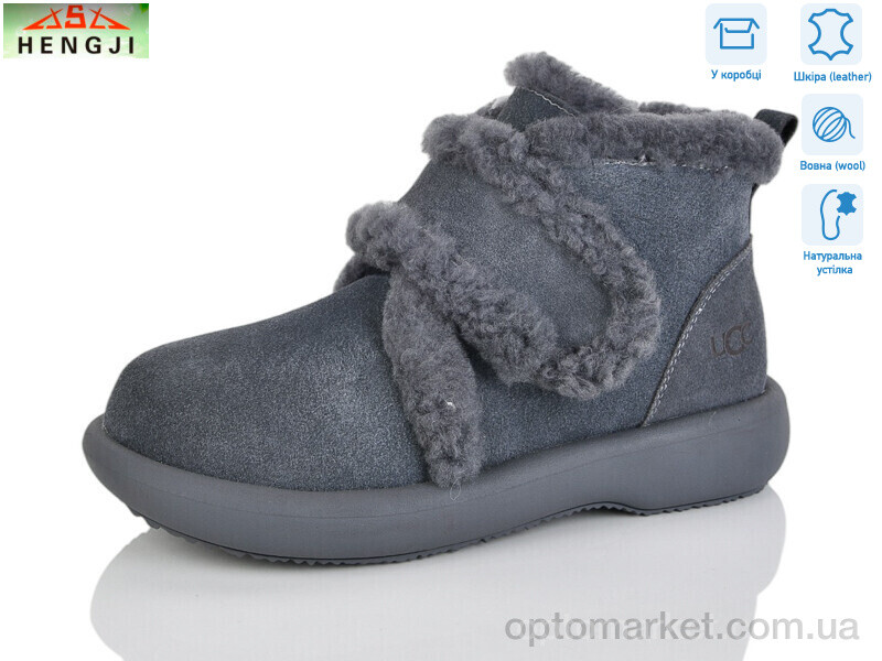 Купить Черевики жіночі 13-9 Hengji сірий, фото 1