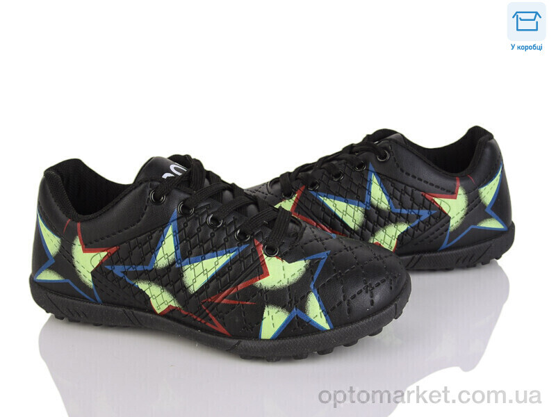 Купить Футбольне взуття дитячі 13 black Poni kids чорний, фото 1