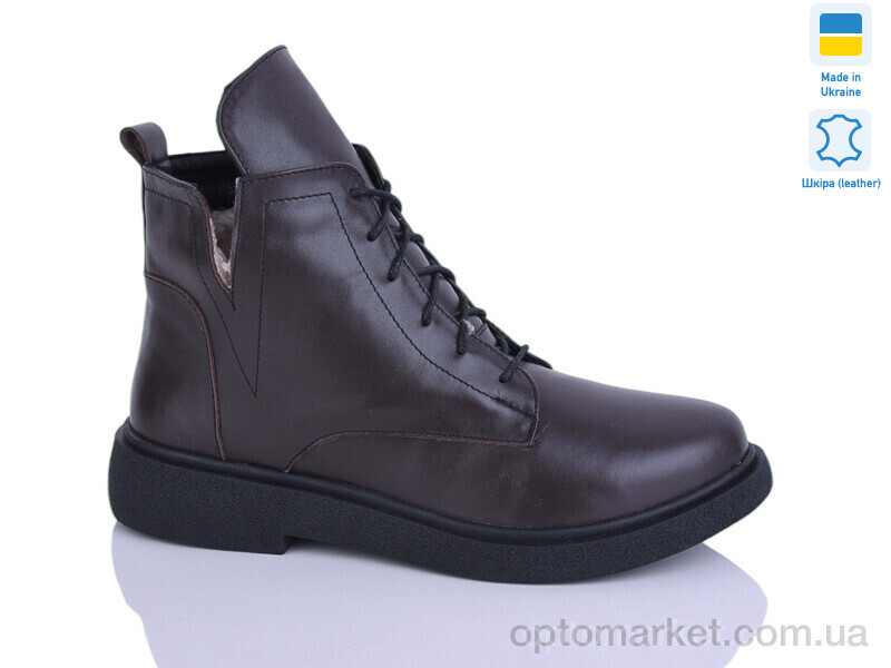 Купить Черевики жіночі 13 корич.к. зима Sali коричневий, фото 1